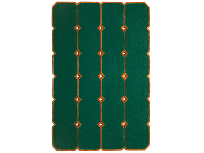 CT 03 VERDE UNICO - Rectangular wool rug with geometric shapes _ Carpet Edition